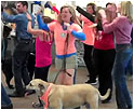 I'm Super Smiley Flash Mob 4 Pet Adoption Tour: City of LA, E Valley by Megan Blake, Smiley the Dog